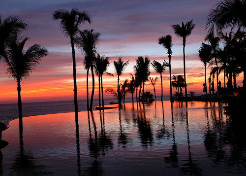 One and Only Palmilla's Family Pool at Sunrise