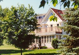 log house and homestead