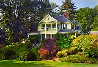 yellow house on plott creek road